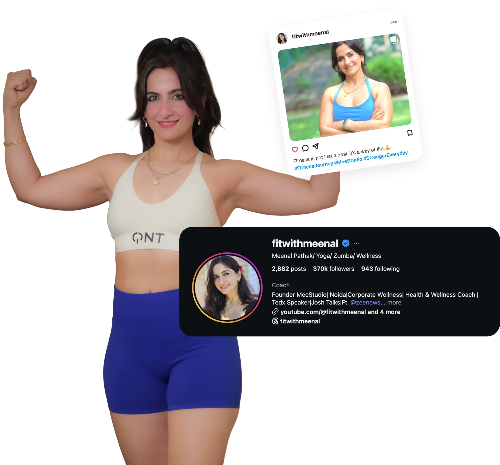 Meenal Pathak, @fitwithmeenal on Instagram